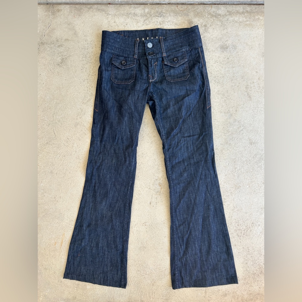 The Most Famous Unknown Denim Brand Dark Blue Women's Boot Cut Jeans Size 28